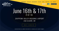 Desktop Screenshot of chippewavalleyairshow.com