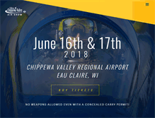 Tablet Screenshot of chippewavalleyairshow.com